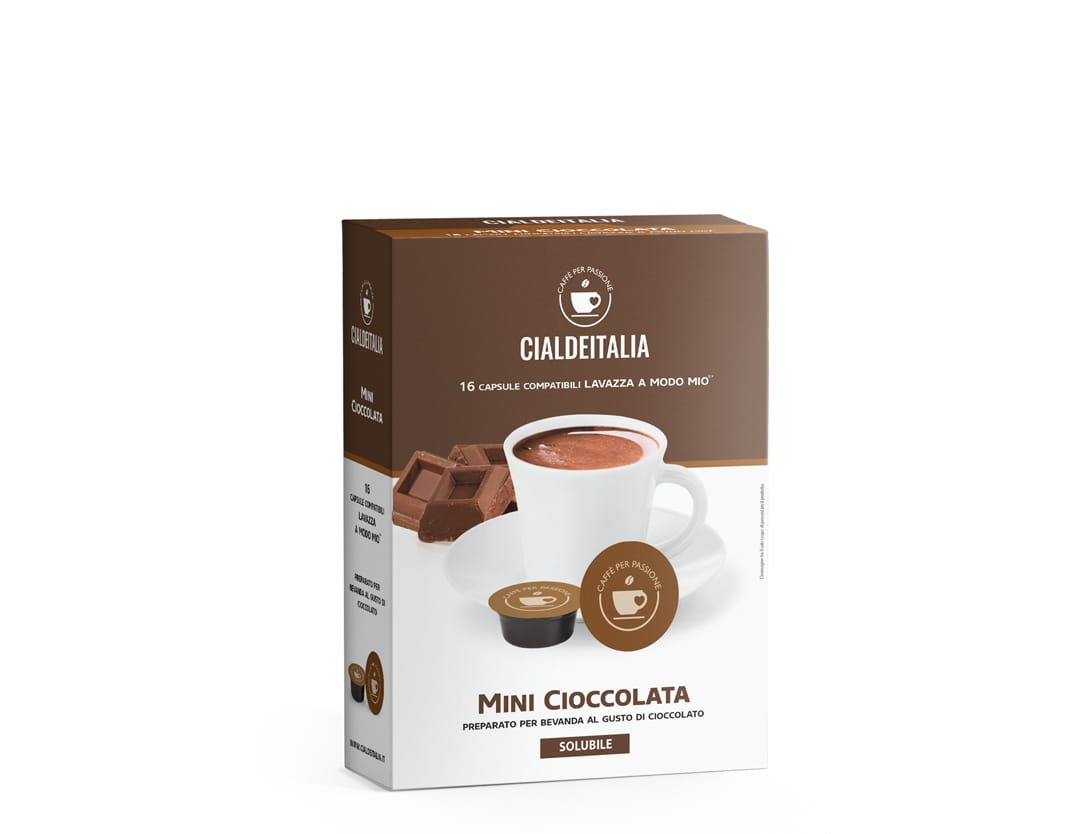 Punto caffè - CialdeItalia - Lavazza A Modo Mio - Mini Cioccolata - 16  capsule